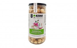 Kiwi Kisan Window Roasted Makhana Barbeque Crunch  Glass Jar  100 grams
